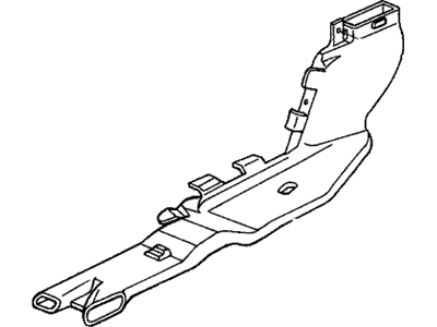 Honda 83331-SDN-A00 Duct, R. RR. Heater