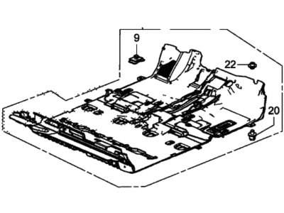 Honda 83301-T6Z-A01ZA