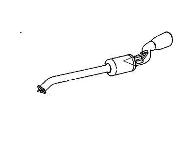 Honda Ridgeline Tail Pipe - 18340-T6Z-A51