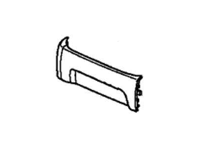 Honda 81510-TZ5-A01ZJ Cover L (Red Hole Black)