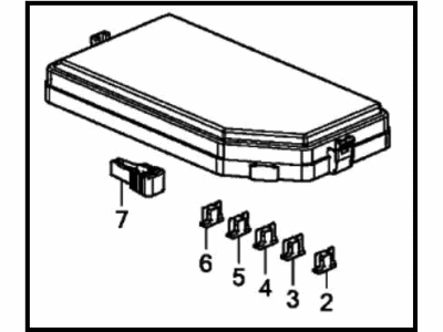 Honda 38256-T6Z-A12 COVER, RELAY BOX