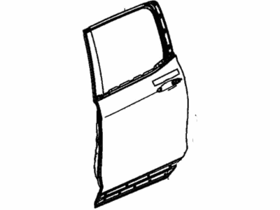 2021 Honda Ridgeline Door Panel - 67550-T6Z-A10ZZ