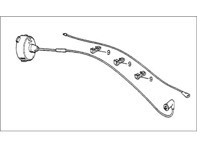 1980 Honda Accord Spark Plug Wire - 32723-689-660