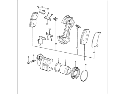 Honda 45210-671-674