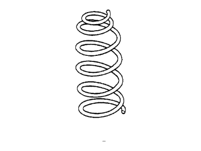 Honda 52441-671-014 Spring, Rear (Showa)