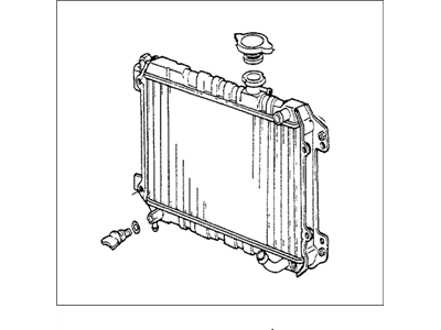 1981 Honda Accord Radiator - 19010-689-903