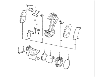 Honda 45230-671-674