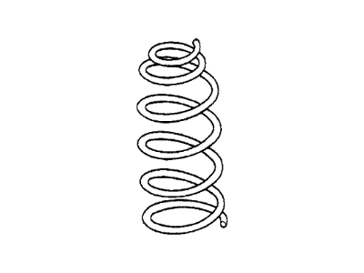 1981 Honda Accord Coil Springs - 52441-672-014