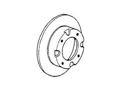 1980 Honda Accord Brake Disc - 45251-671-670