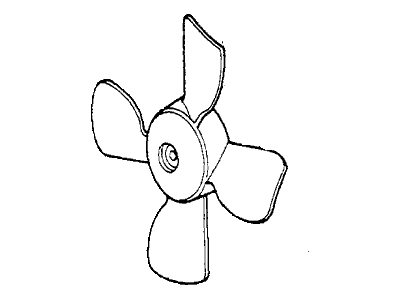 1982 Honda Accord Fan Blade - N022770-0050