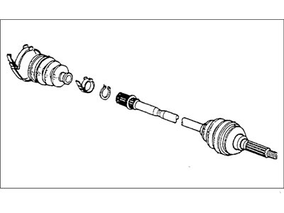 1981 Honda Accord Axle Shaft - 44010-688-305