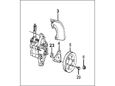 1979 Honda Accord Power Steering Pump - 56100-689-674