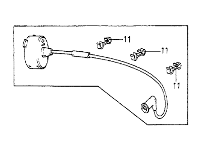 Honda 32723-PA6-000 Wire, Ignition Center