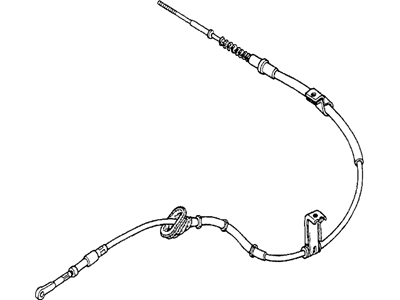 1980 Honda Accord Parking Brake Cable - 47510-671-013