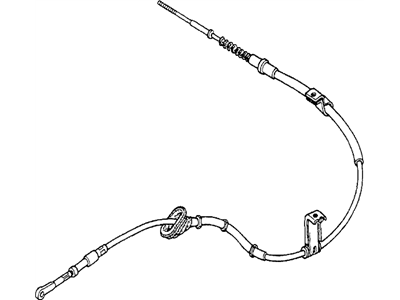 1979 Honda Accord Parking Brake Cable - 47510-671-013