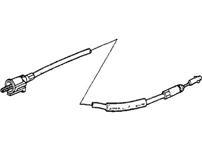 Honda 37230-689-771 Cable Assembly, Speedometer