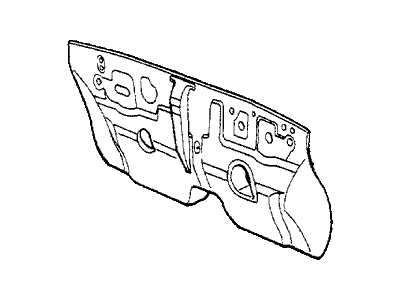 1981 Honda Accord Dash Panels - 60660-689-670ZZ