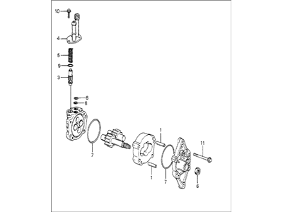 1981 Honda Accord Power Steering Pump - 56110-689-305