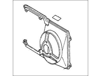 1979 Honda Accord Fan Shroud - 19015-689-003