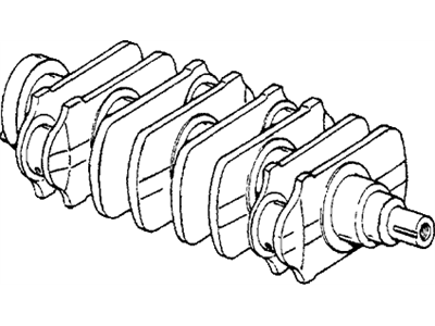 1980 Honda Prelude Crankshaft - 13310-689-000