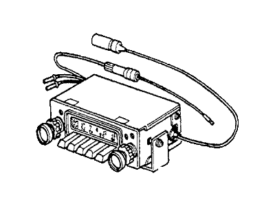 Honda 39100-671-672 Tuner Assy., Auto Radio (Hitachi)