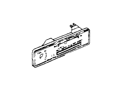 N146441-0580 Honda Illumination Assy., A/C Illustration 1 of 1