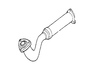 Honda 18210-689-691 Pipe A, Exhuast