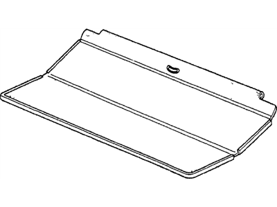 Honda 83880-671-965ZF Shelf, RR. Center *G11L* (BLUE GREEN)