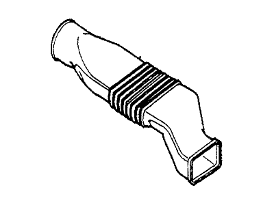 Honda 39254-671-670 Duct, R. Vent