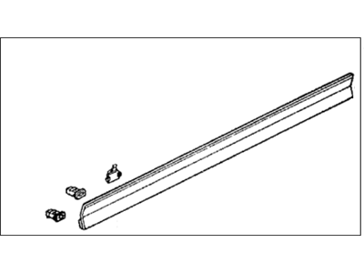 Honda 71871-SH2-J00 Garnish, L. FR. Door Skin