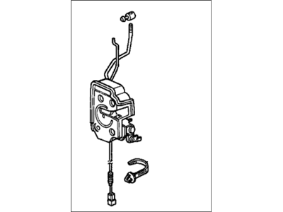 Honda 72150-SH2-A23 Lock Assembly, Left Front Door Lock