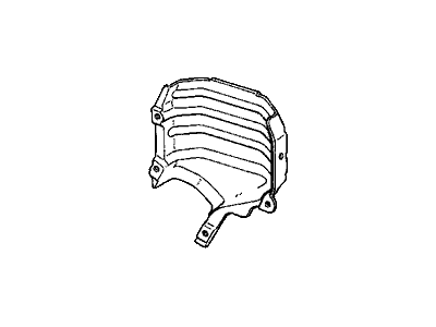 Honda 18183-PM3-000 Cover, RR. Converter