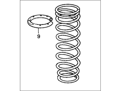 Honda CRX Coil Springs - 52441-SH3-003