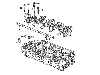 Honda 12100-PM8-A11 Cylinder Head Assembly