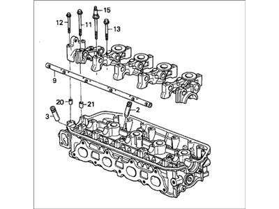 1992 Honda Civic Cylinder Head - 12100-PM8-A11