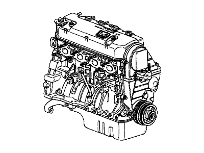 Honda 10001-PM8-A04 Engine Assy., Bare (D15B6-033)