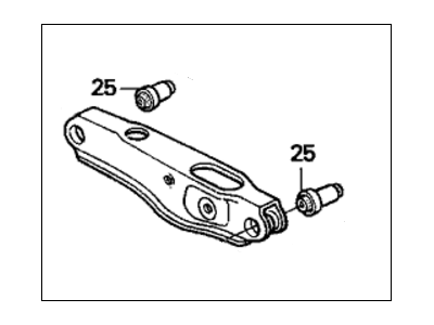 Honda 52350-SH3-A02 Arm, Right Rear (Lower)