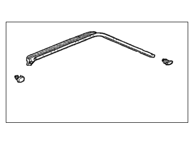 Honda CRX Door Seal - 72325-SH2-A21