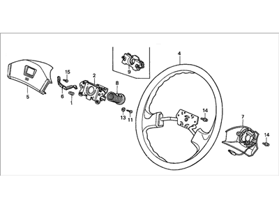 Honda CRX Steering Wheel - 78510-SH2-A52ZA