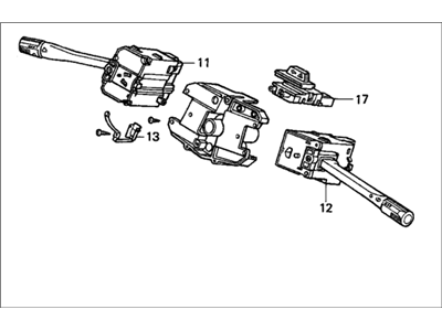 Honda 35250-SH3-A22 Switch Assembly, Combination (Tec)