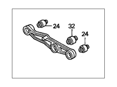 Honda 52350-SH3-G10 Arm, Right Rear (Lower)