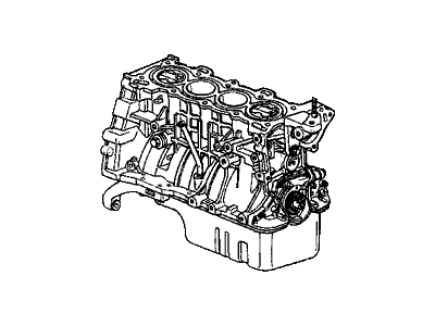 Honda 10002-PM5-A01 Engine Assy., Block (D15B2-013)