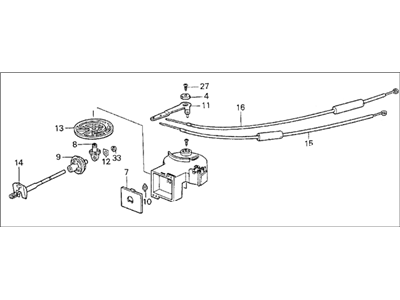 Honda 79510-SH2-A00 Control Assy., Temperature