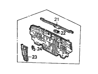 Honda 66100-SH2-A01ZZ Panel, RR.