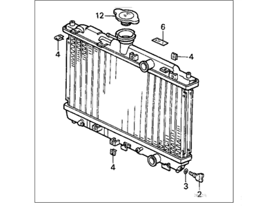 Honda Civic Radiator - 19010-PM3-901