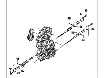 1988 Honda Civic Valve Body - 27105-PL4-010