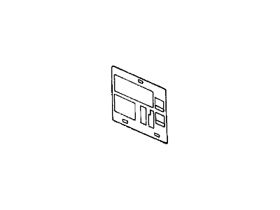 Honda 38205-SH3-A00 Label, Fuse