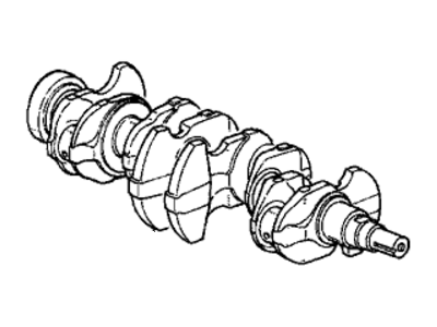Honda CRX Crankshaft - 13310-PM8-A00
