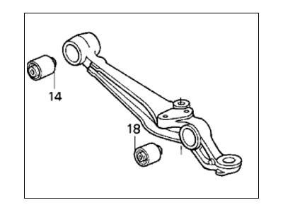 1996 Honda Prelude Control Arm - 51365-SS0-000