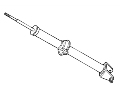 Honda 52612-SS0-903 Shock Absorber Unit, Left Rear